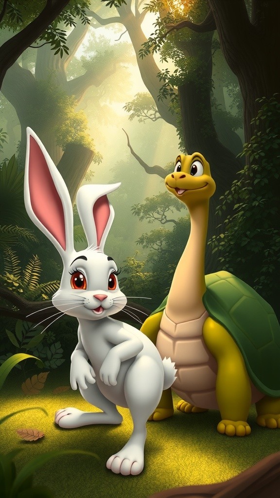 खरगोश और कछुआ: मेहनत की जीत