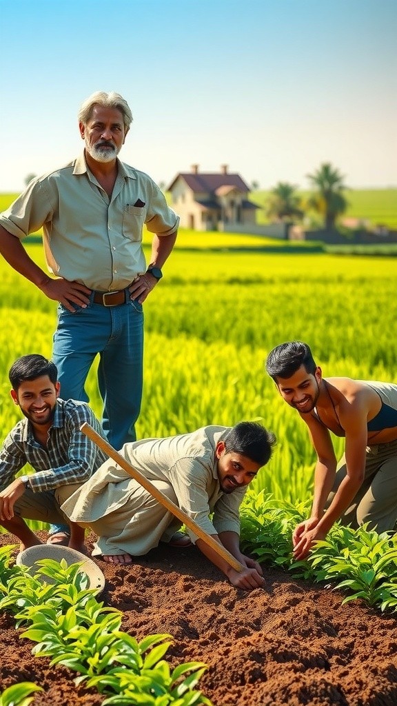 किसान के बेटों की मेहनत और प्रकृति की रक्षा