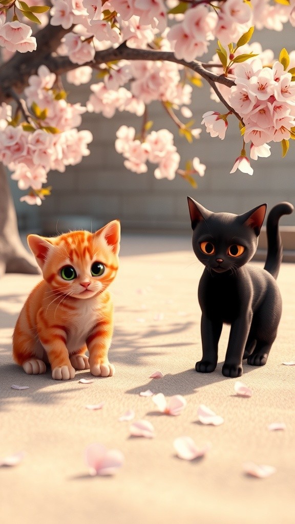 Fierce Samurai Cats Clash