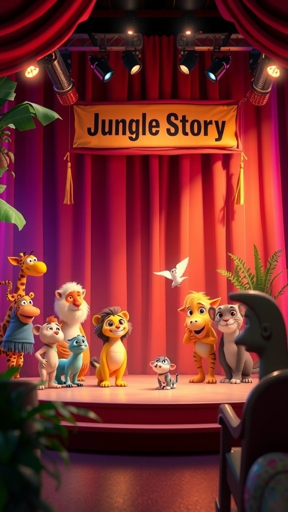 जंगल की खुशी: बंदर और भालू का नाच