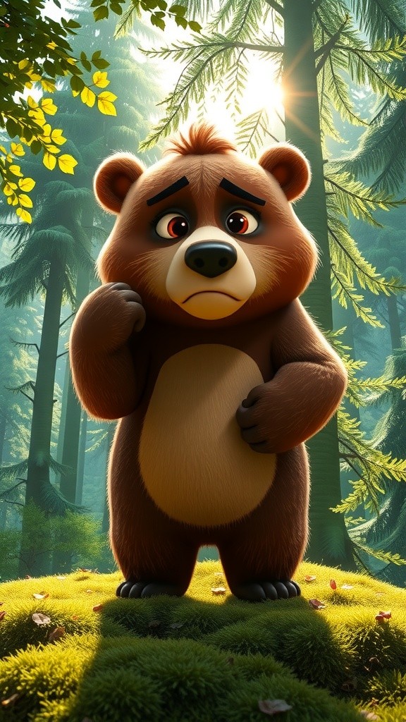 बुद्धि की ताकत: भालू और लोमड़ी की कहानी