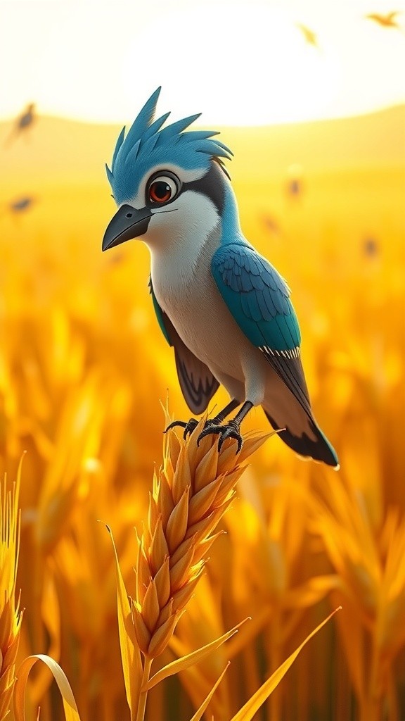 मेहनती गौरैया की कहानी