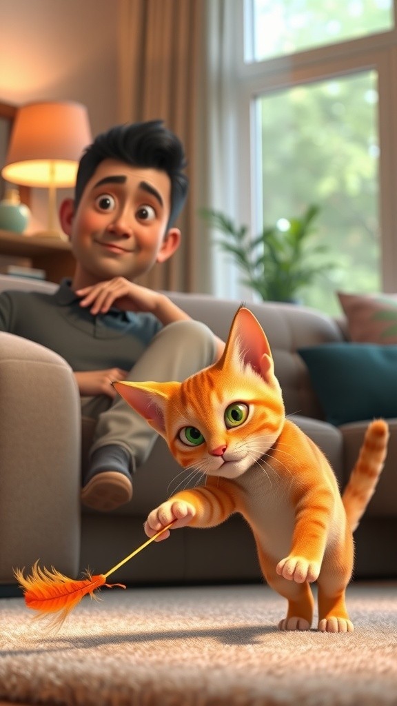 Kucing Penjaga yang Tak Kenal Takut