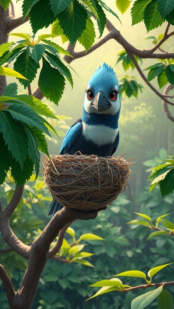Burung Kecil Belajar Terbang Tanpa Ibu