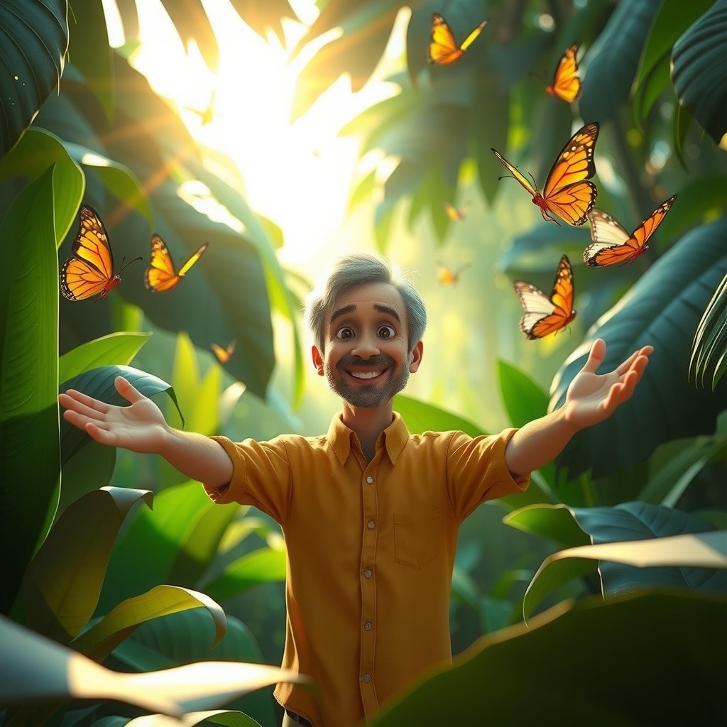 Thomson and Tiger's Hilarious Adventures in a Gigantic World