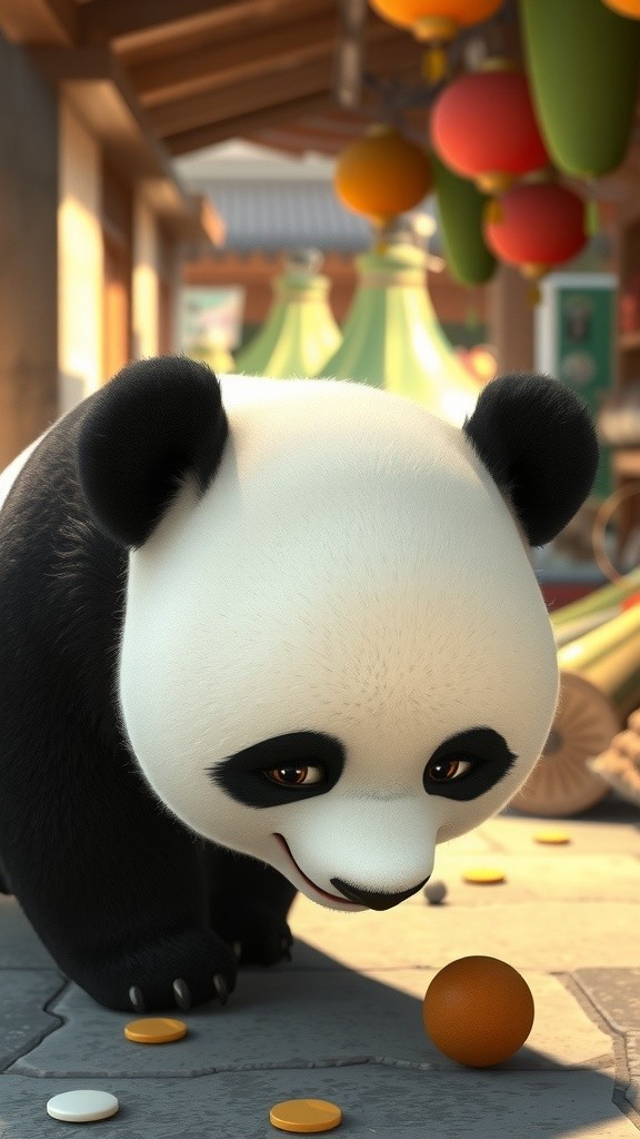 مزاحیہ پانڈا کی پھنسیاں