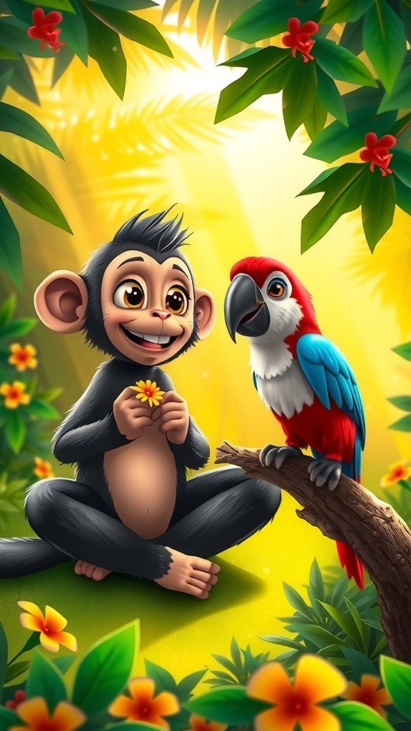 चीकू और पिंकी की दोस्ती