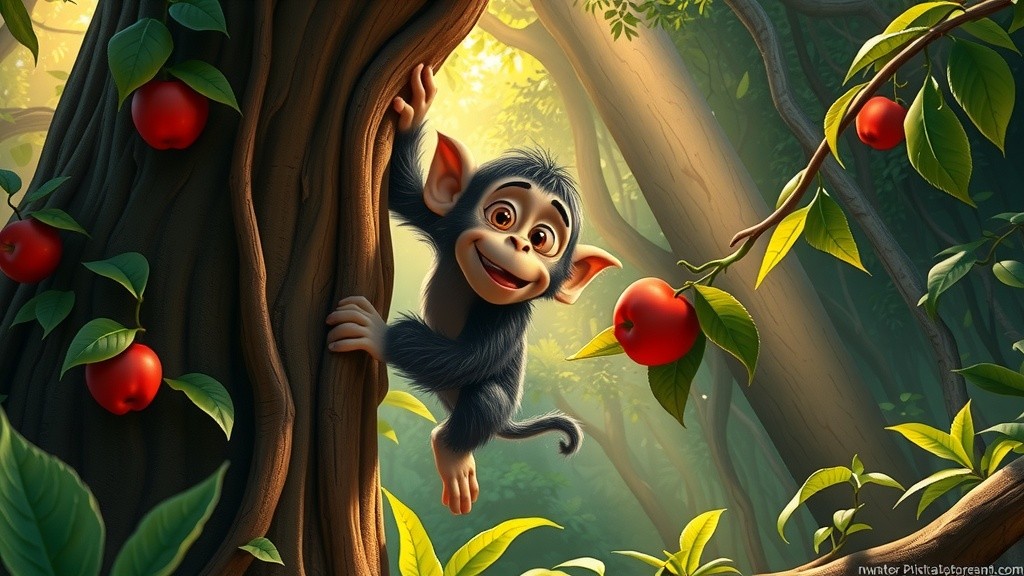 गोकू का लालच और सेब की कहानी