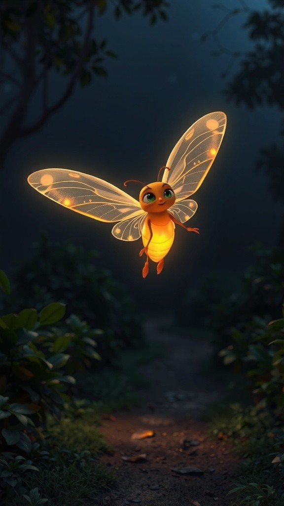 Pip’s Gentle Glow: A Nighttime Adventure