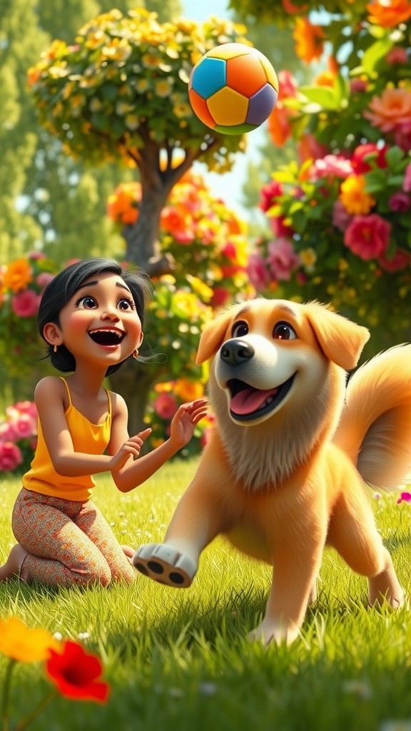 Maana and Maxx: Garden Playtime