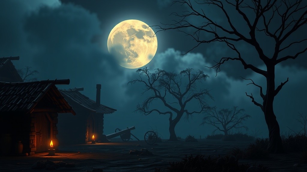 गाँव का डरावना खेल