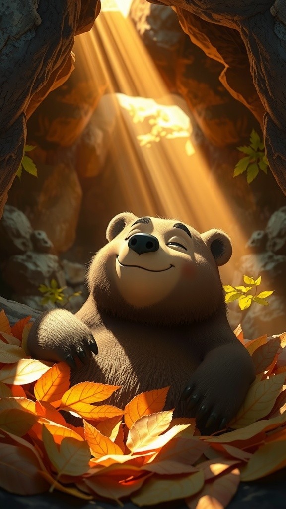 Cute Animated Bear Teaches Good Habits