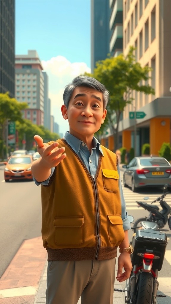 Tukang Parkir yang Menunggu Keputusan Mobil