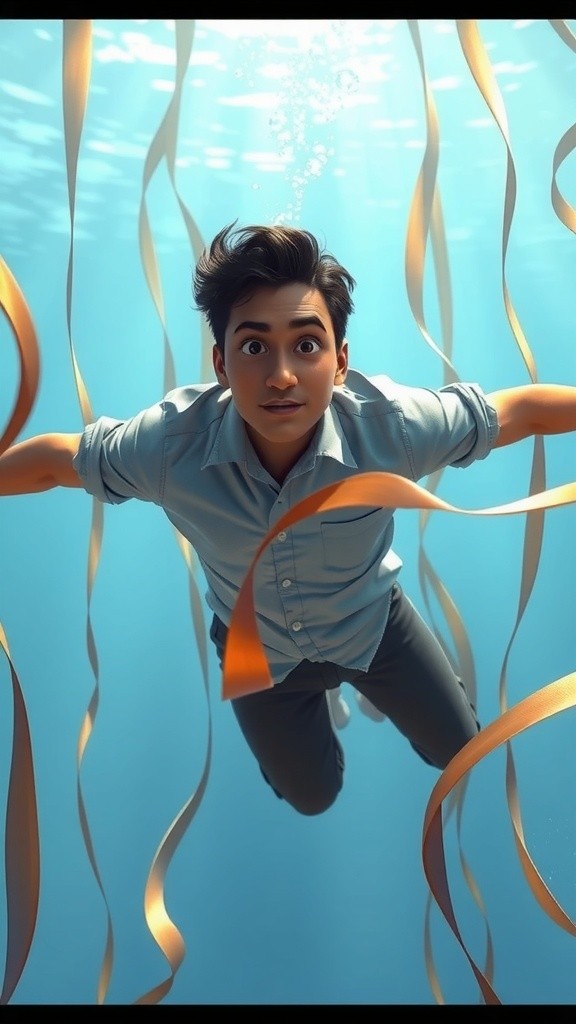 Underwater Reflections of Siddhartha