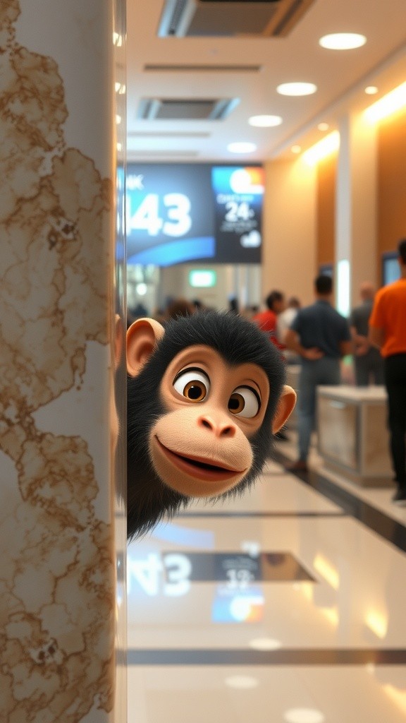 قصة القرد الذي يدخل كاش بليس