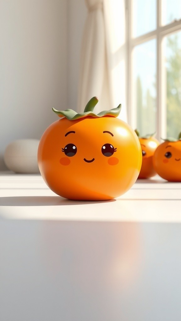 Persimmon with a Face: A Culinary Tale