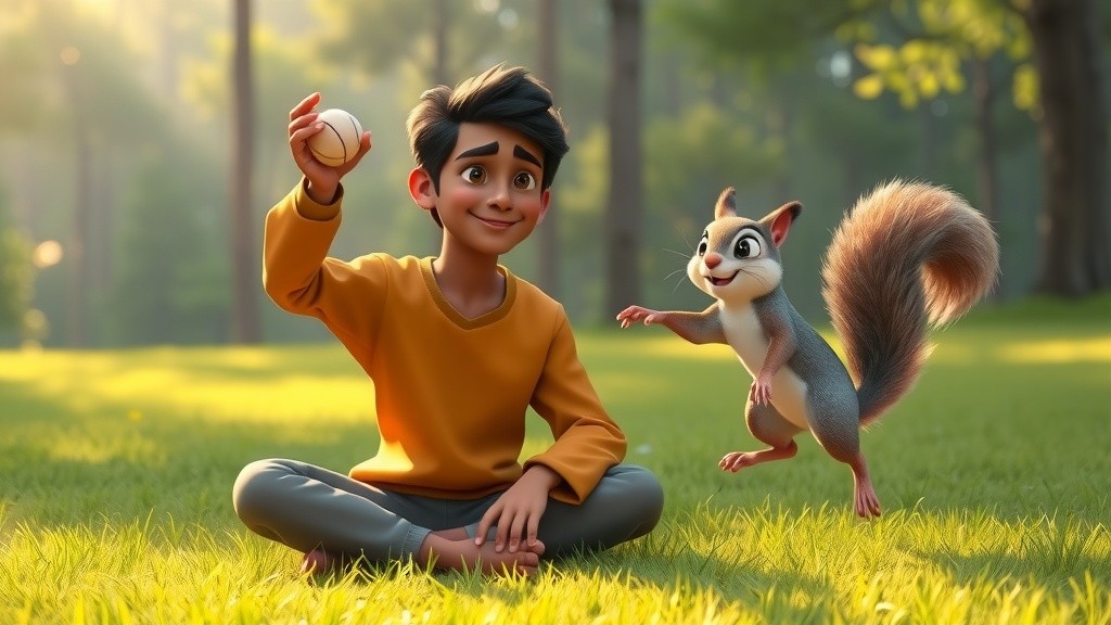 A Divine Moment in the Forest