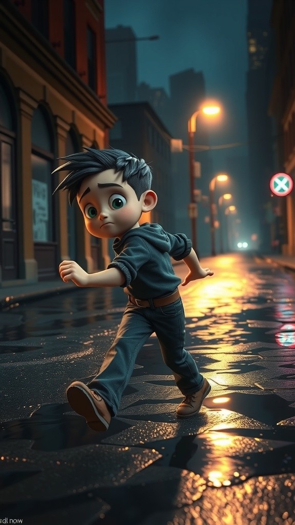 Chased by Shadows: The Boy and the Drone