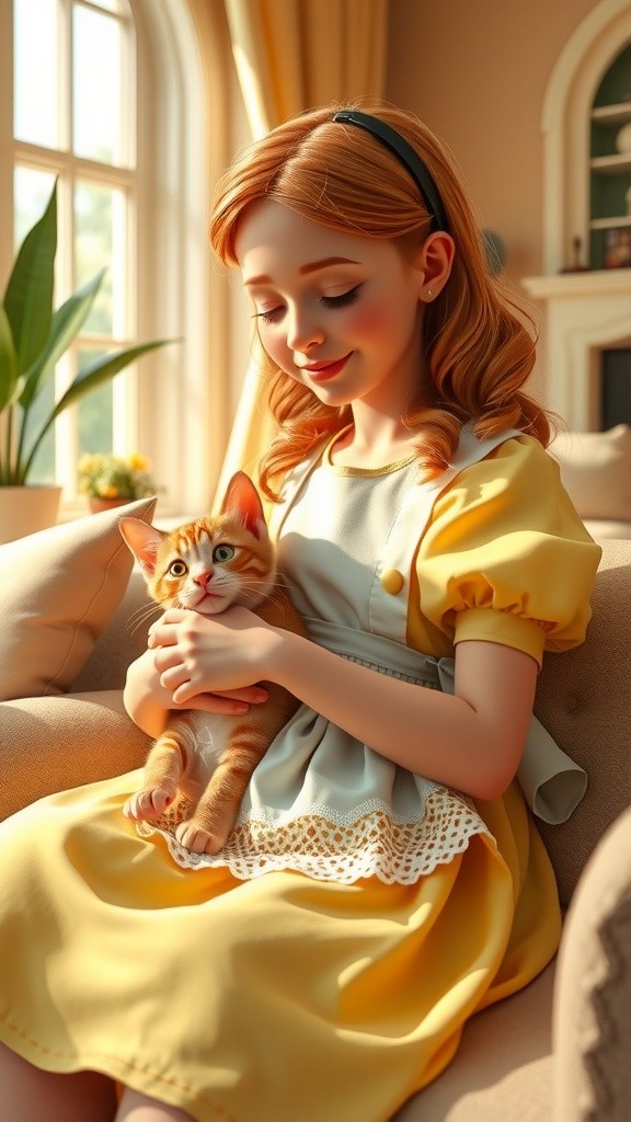 Lilly and Whiskers Playtime