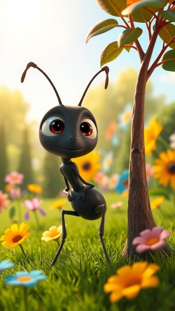 नन्ही चींटी की बहादुरी