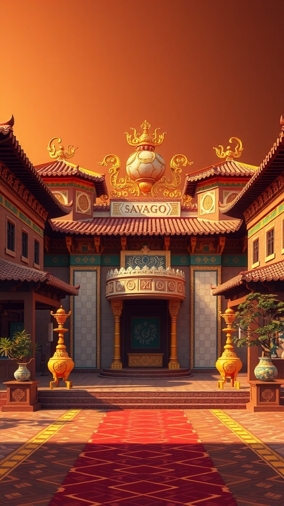 The Palace and The Hut