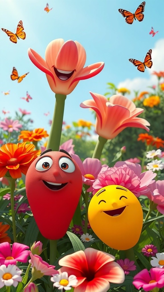 फूलों और तितलियों की बातें