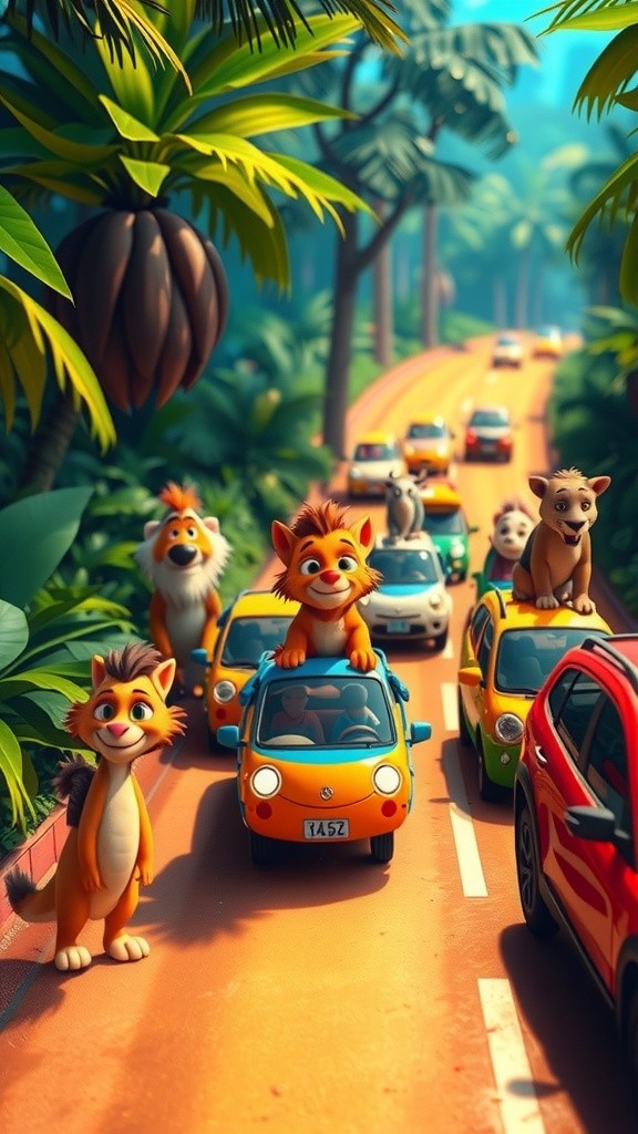 Jungle Mein Traffic Jam! 🐾🚦