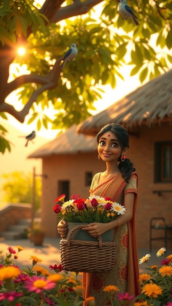 Granny and the Dancing Peahen