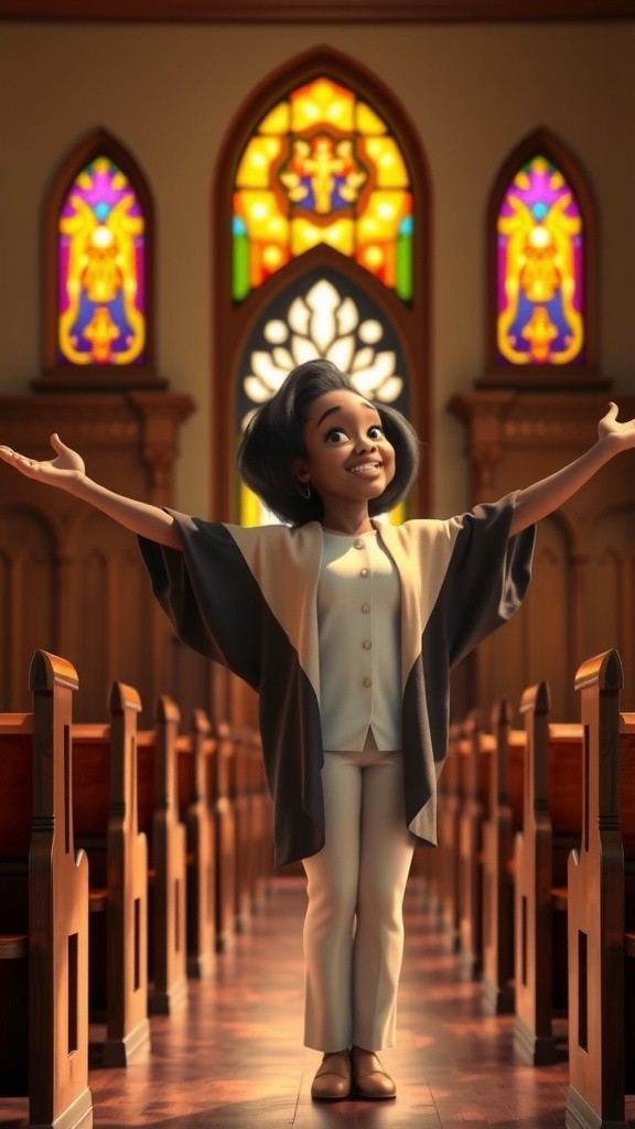 Ladies Dancing to Induction Service Advertisement for Rev Justice Kwaakye