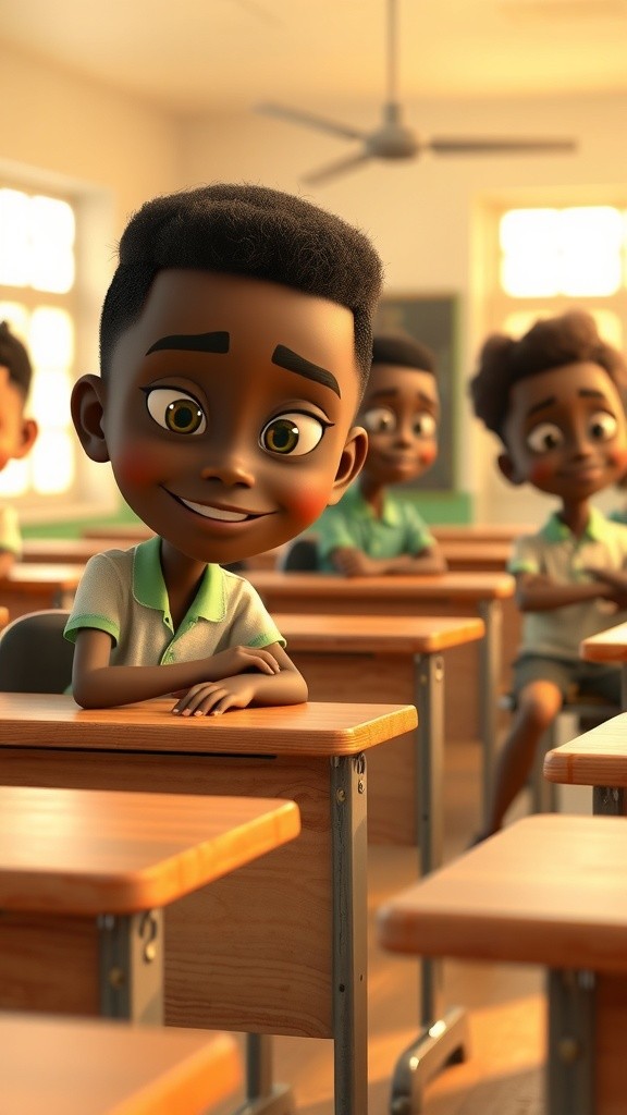 Nathan and Peace for School