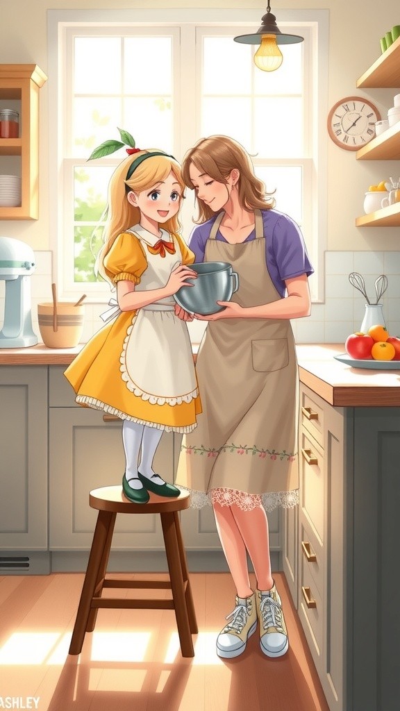 Barbie Cooks with Mom
