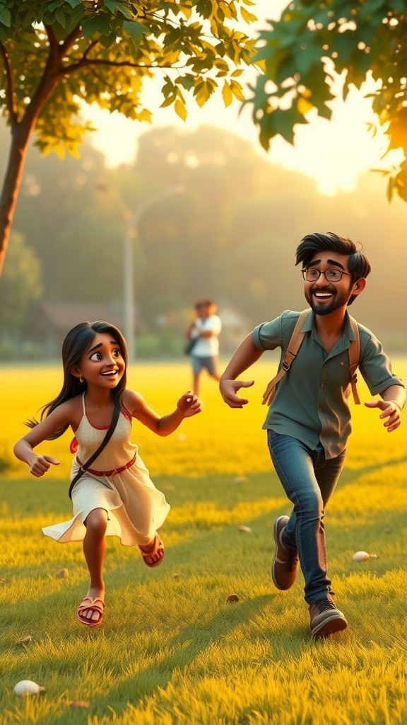 बच्चों और शरारती बंदर की दोस्ती