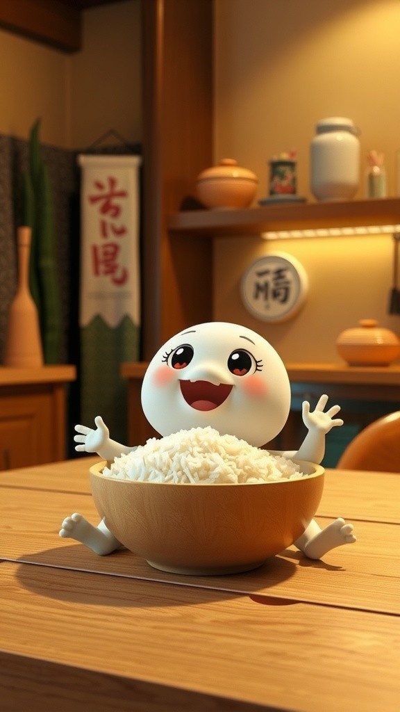 Family Rice Bowl: A Mother and Her Daughters