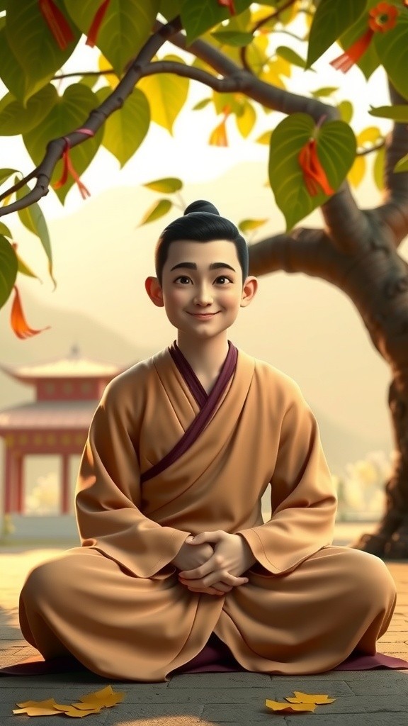 A Day in the Life of Baby Bhikshu