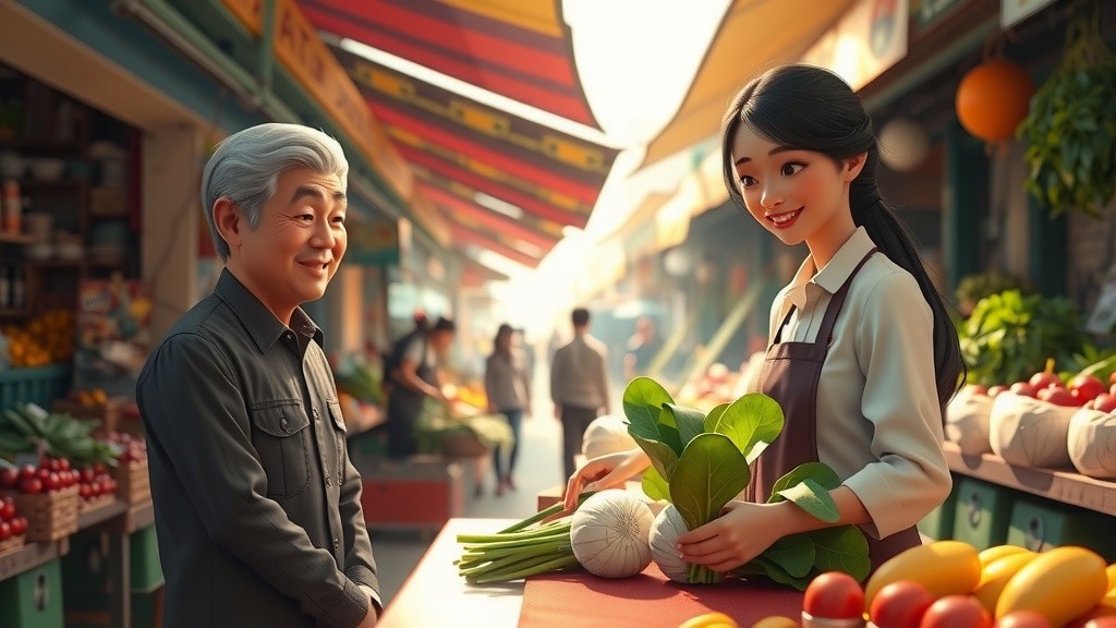 Transaksi di Pasar Tradisional Cilacap