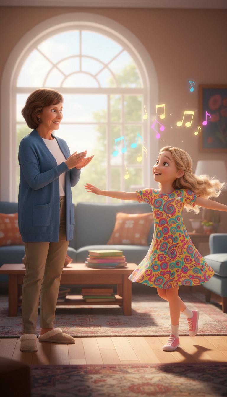 Little Girl's Hilarious Dance Adventure