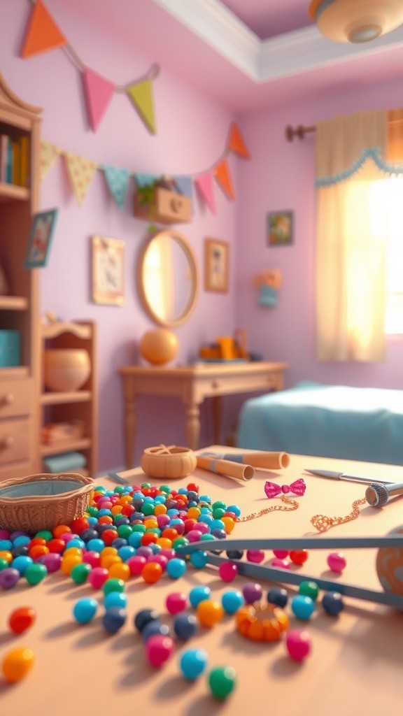 Maggie's Magical Jewelry Creations: A Kid's Craft Journey