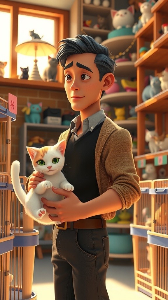 Kucing yang Ternyata Boneka