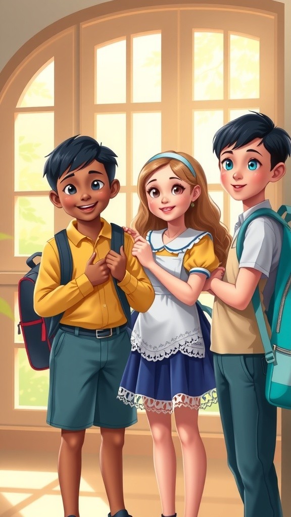 Pagi Ceria Menuju Sekolah