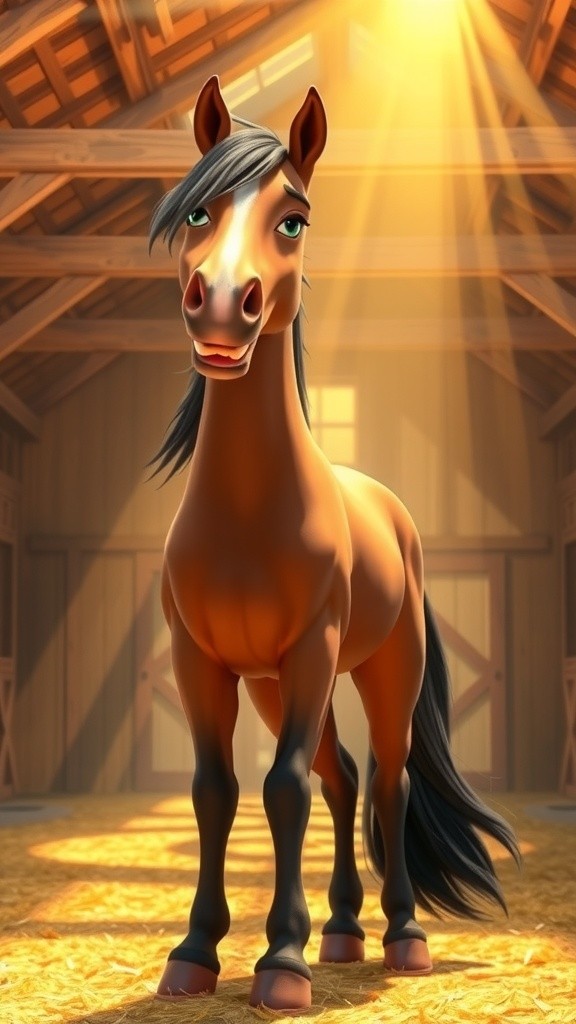 घमंडी घोड़ा और दयालु कबूतर की कहानी