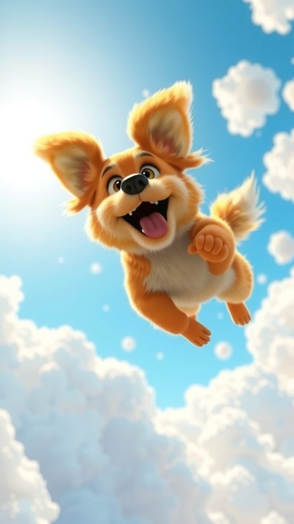 Skyward Adventures: A Dog and Bird's Healing Journey