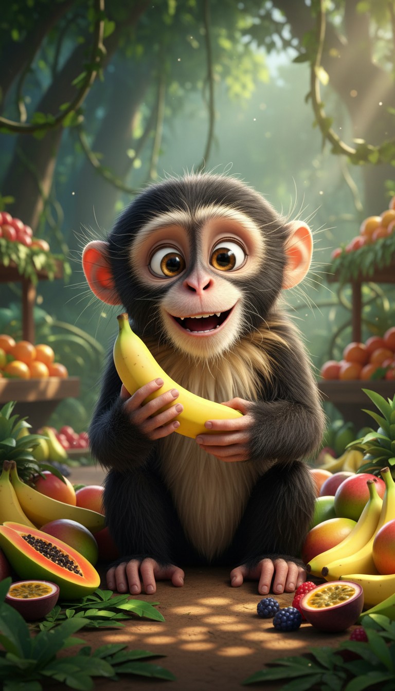 Monkey Business with a Cat!