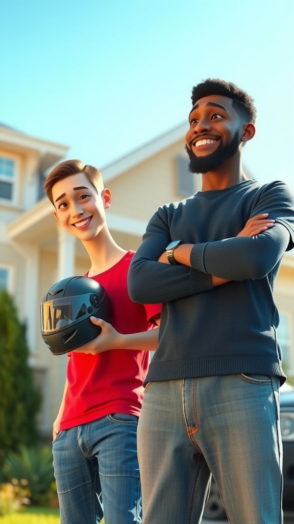 Helm Kecil dan Saat Tertawa