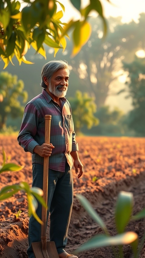 किसान और सिंह की कहानी