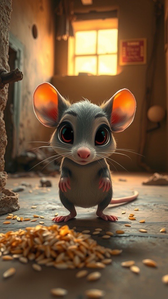 चूहा और उसका खाना