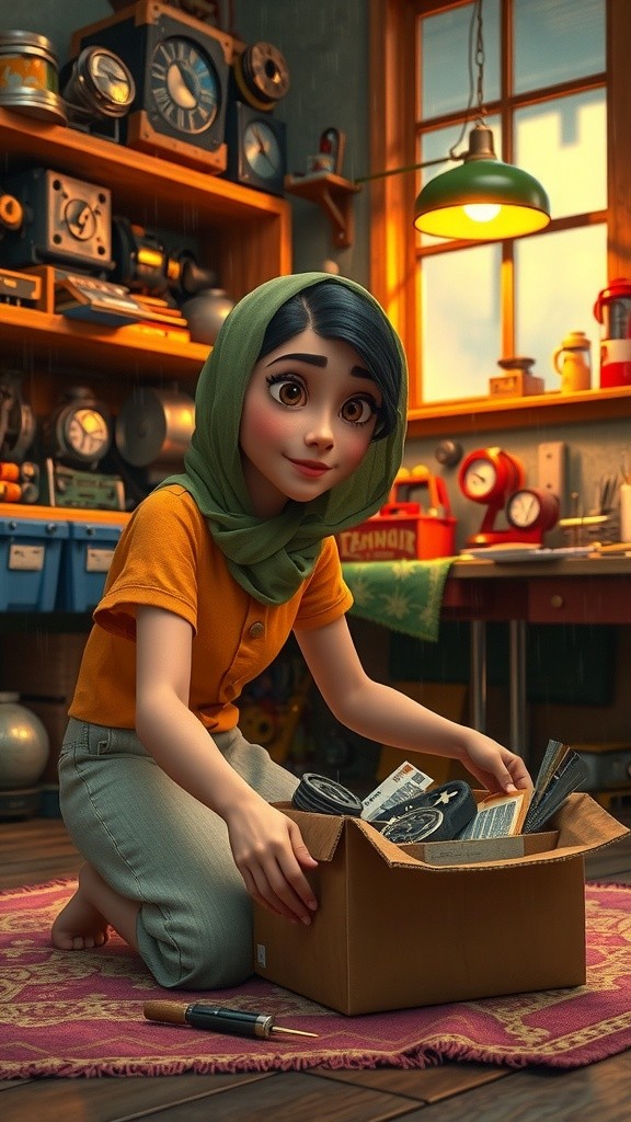 Laila's Discovery in the Antique Shop