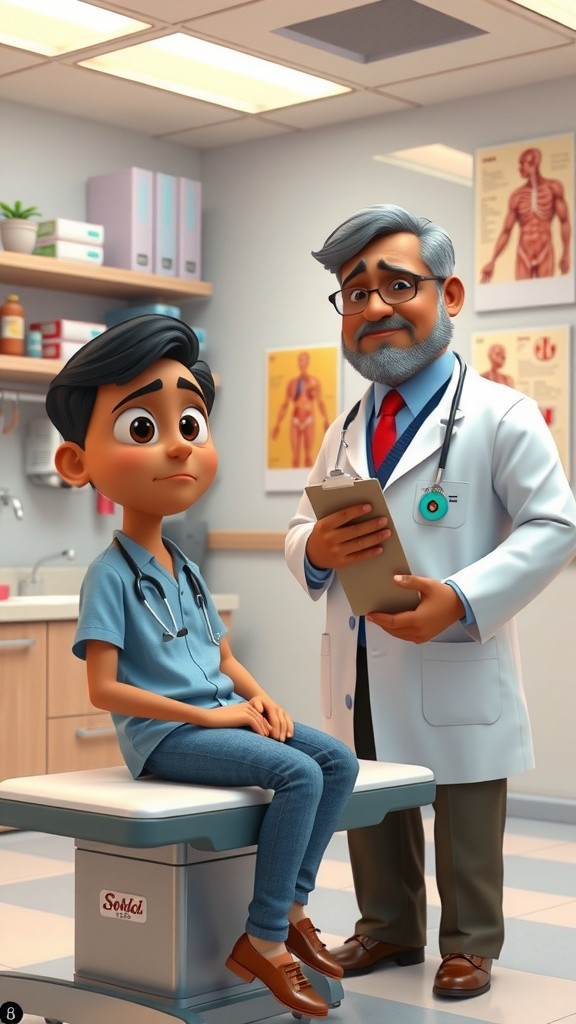 بچہ اور ڈاکٹر کا خوشگوار مکالمہ