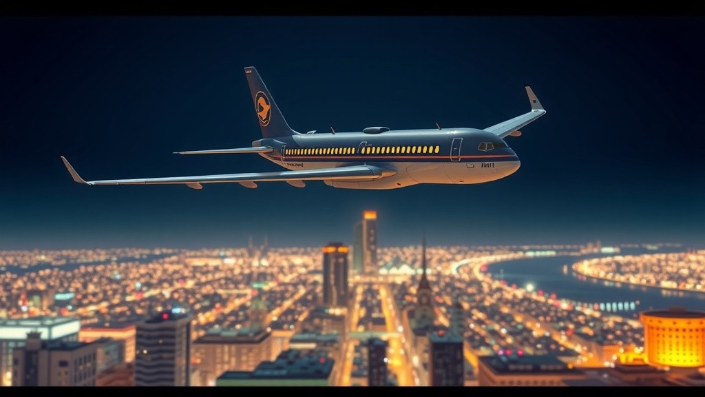 रात्रि यात्रा: एक विमान की कहानी