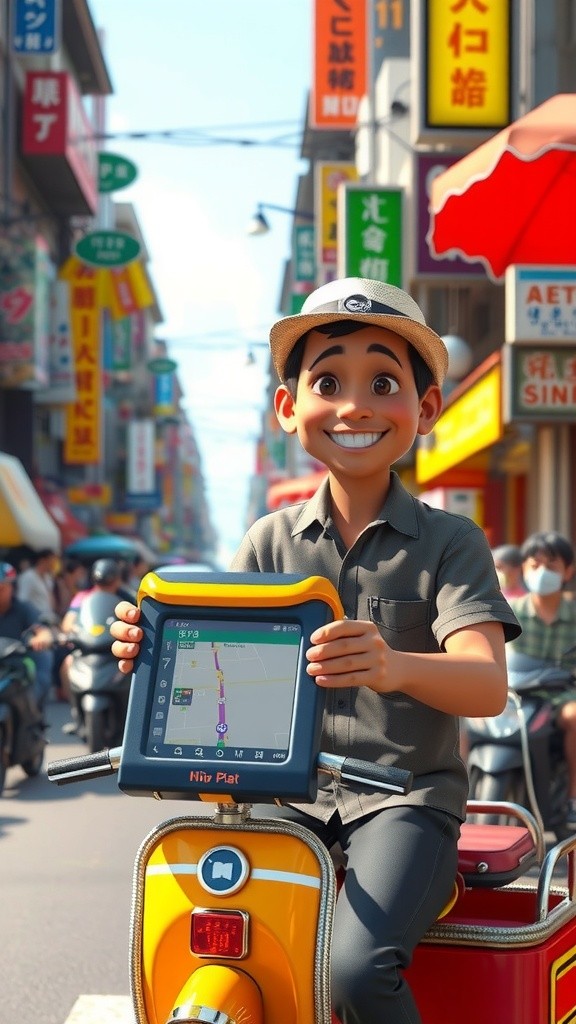 Tukang Becak dan GPS Canggih