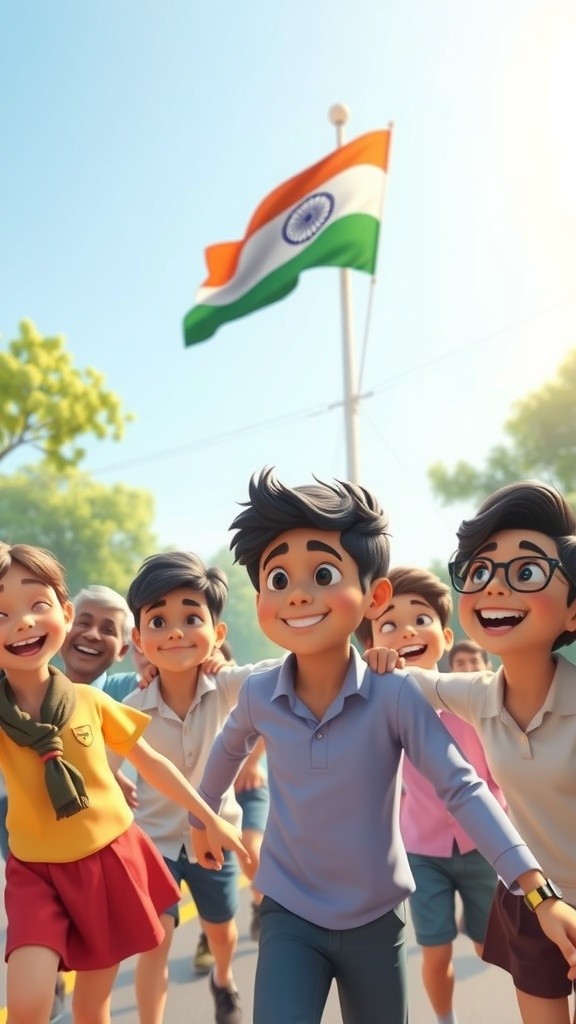 Celebrating Freedom: A School's Independence Day Ceremony